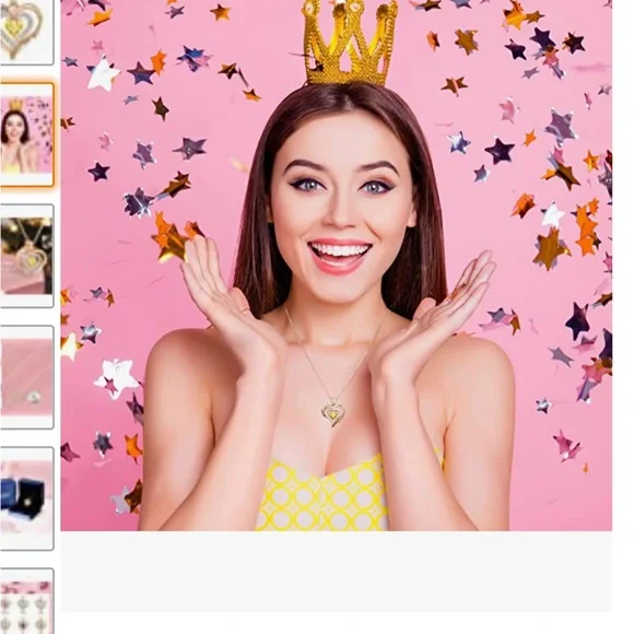 💖See New Listing💖 Redbee November Birthstone Heart Necklace New - Picture 15 of 16